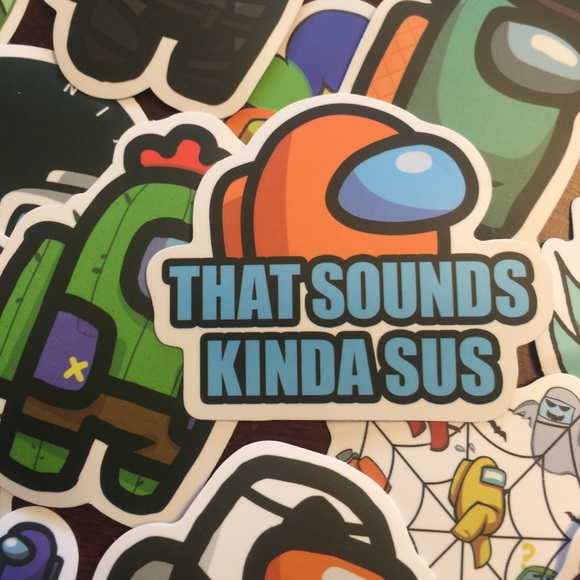 50 AMONG US Stickers decals - Picture 2 of 3